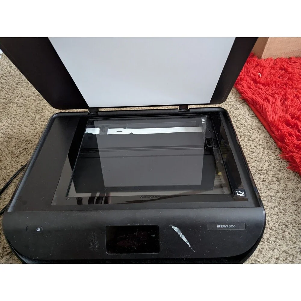 HP Envy 5055 Printer Black Unisex Standard Size Minimalist Untested As Is